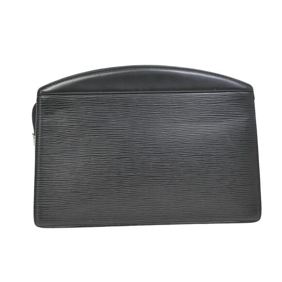 LOUIS VUITTON LV Trousse Crete Clutch Hand Bag Epi Leather Black M48402 02KB102 - Picture 3 of 16
